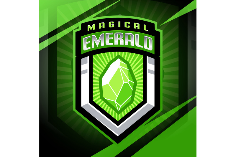 magical-emerald-esport-mascot-logo-design