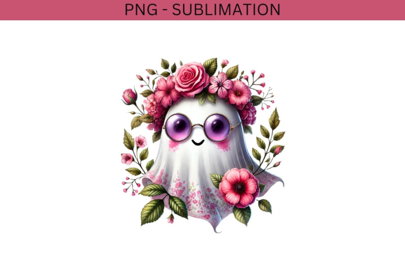 pink-hippie-ghost-png-digital-download-girly-halloween-ghost-sublimat