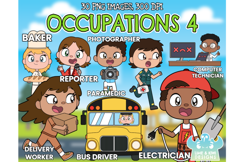 occupations-4-clipart-lime-and-kiwi-designs