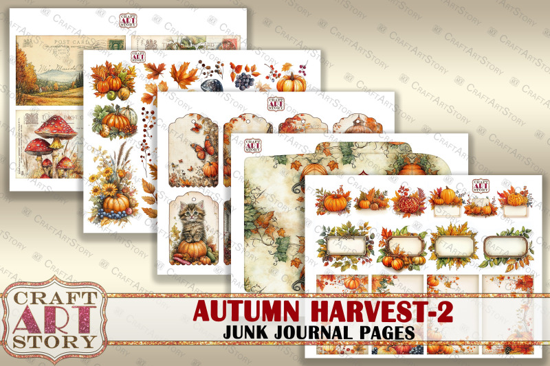 autumn-harvest-junk-journal-pages-2-thanksgiving