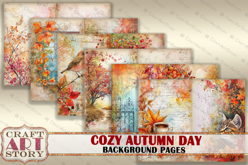 autumn-blank-background-junk-journal-pages-cozy-autumn-day