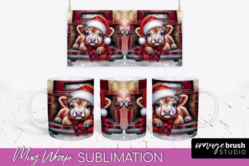 christmas-mug-wrap-highland-cow-mug-sublimation