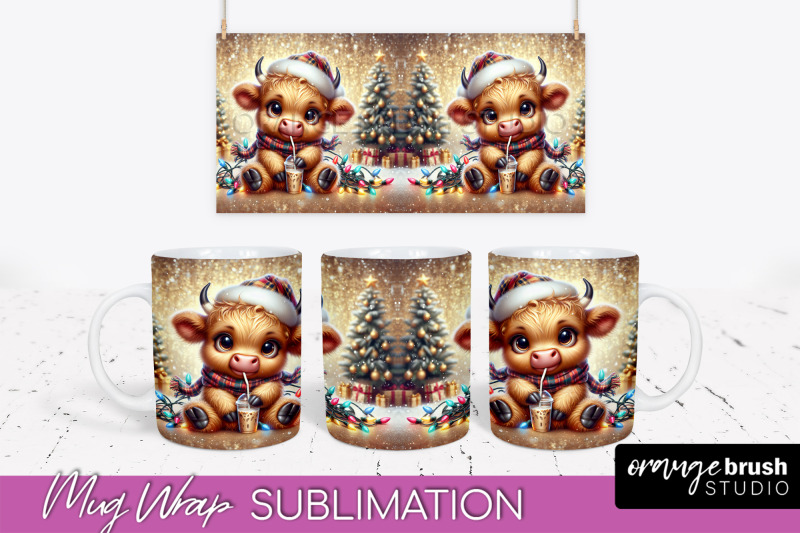 christmas-mug-wrap-highland-cow-mug-sublimation