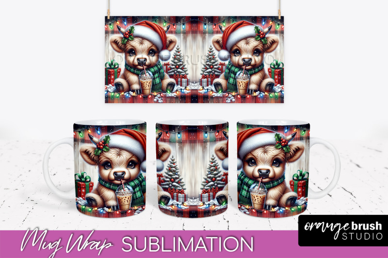 christmas-mug-wrap-highland-cow-mug-sublimation