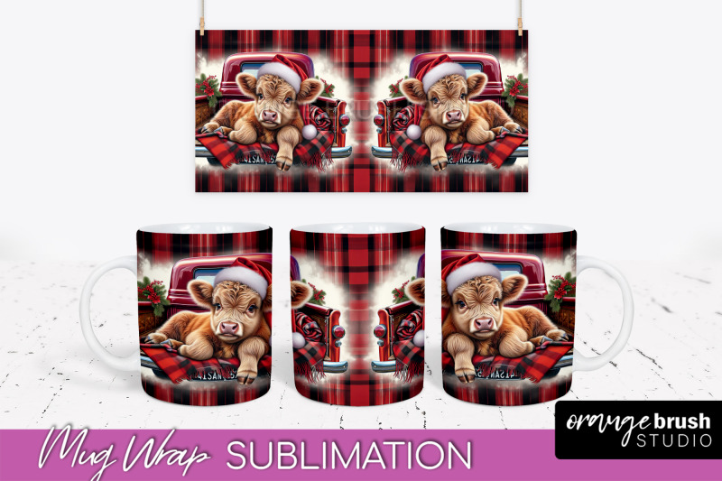 christmas-mug-wrap-highland-cow-mug-sublimation