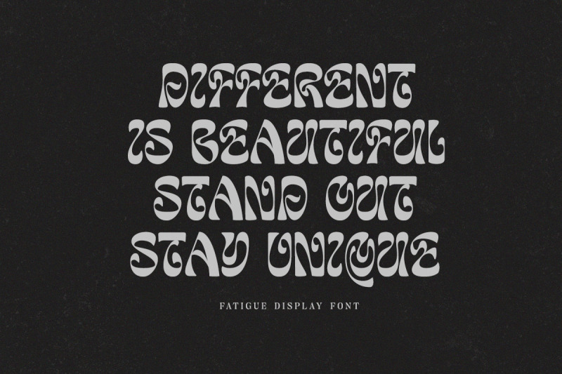 fatigue-experimental-display-font