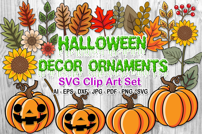 halloween-pumpkins-amp-fall-autumn-floral-clipart-set