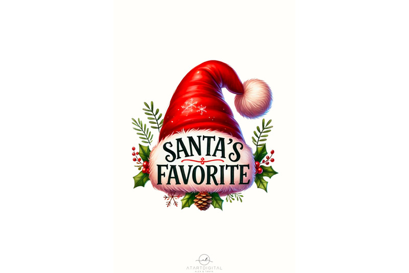 santa-039-s-favorite-retro-santa-hat-png-for-cozy-christmas-sublimation