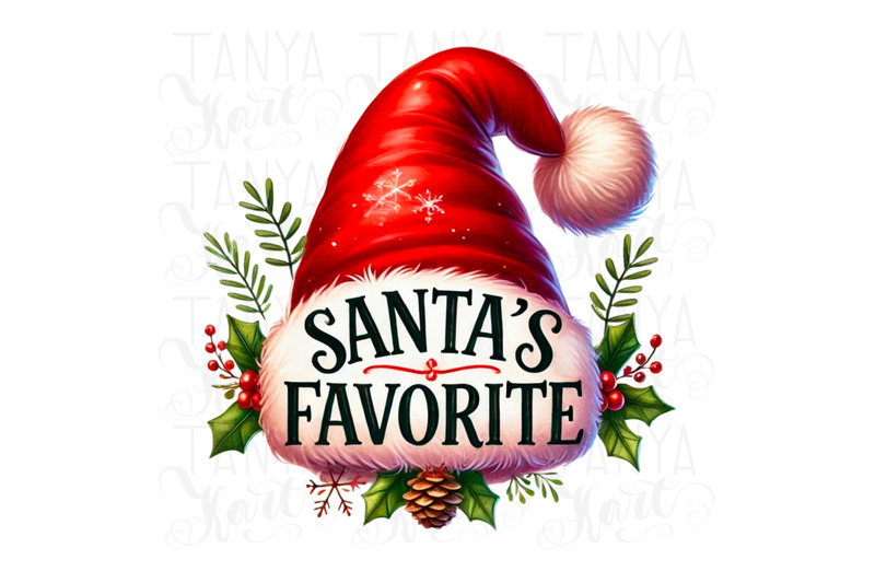 santa-039-s-favorite-retro-santa-hat-png-for-cozy-christmas-sublimation