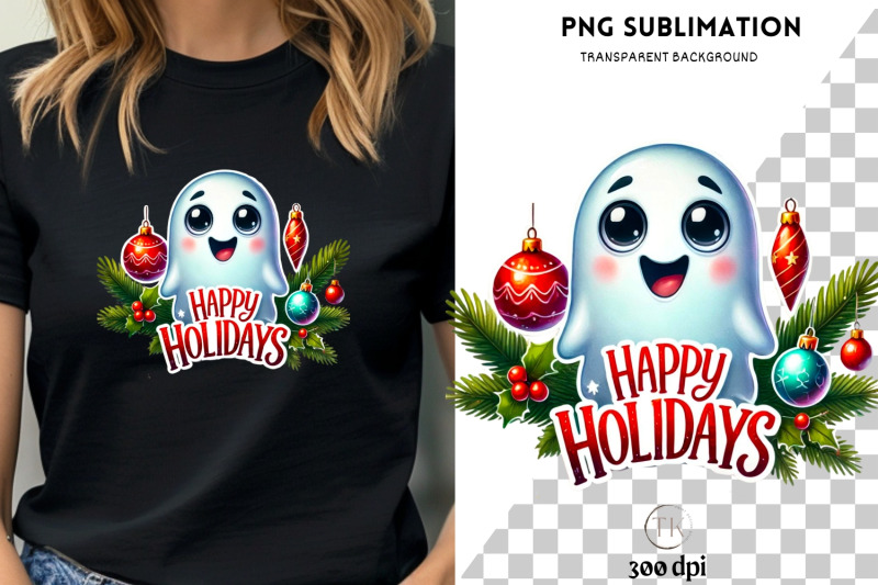 happy-holidays-ghost-png-transparent-winter-sublimation-cute-christm