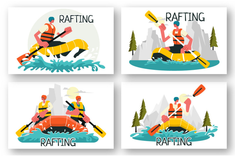 9-rafting-sports-illustration