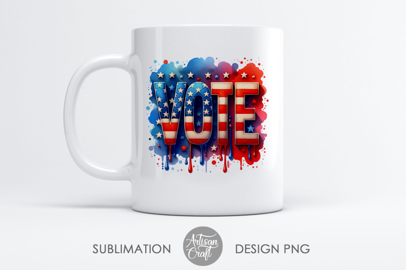 vote-sublimation-png-usa-election