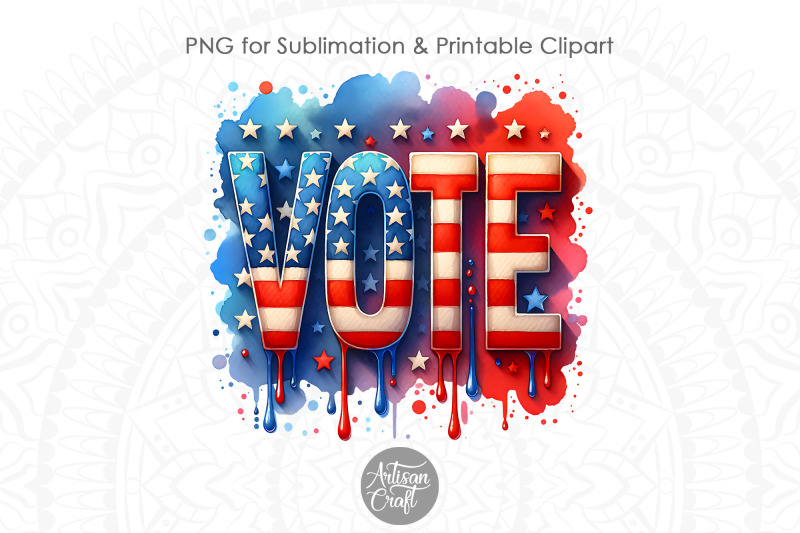 vote-sublimation-png-usa-election