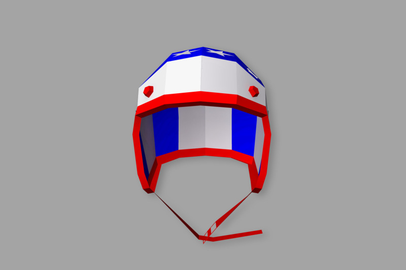 motorbike-helmet-3d-papercraft