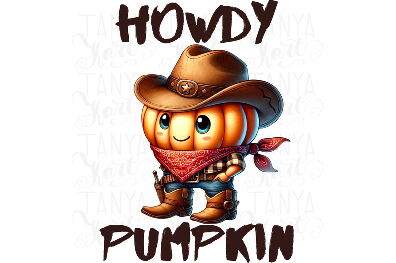 howdy-pumpkin-png-western-digital-designs-commercial-use-cowboy-hat