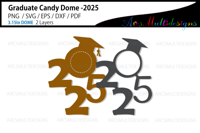 graduate-2025-candy-dome-holder