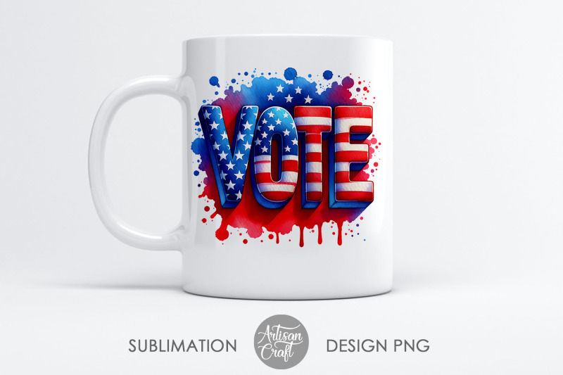 vote-png-usa-election-patriotic-design