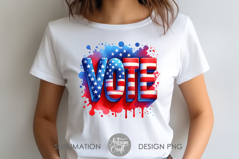 vote-png-usa-election-patriotic-design