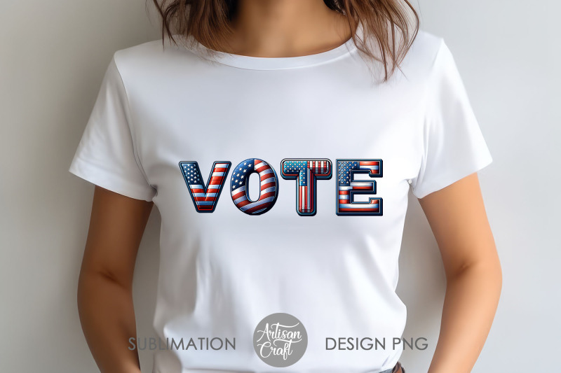 vote-png-american-election-3d-alphabet