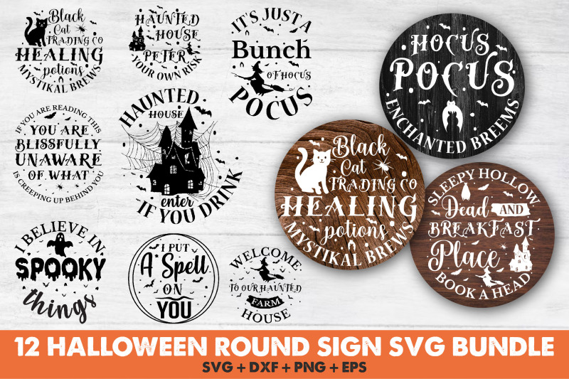 halloween-round-sign-svg-bundle