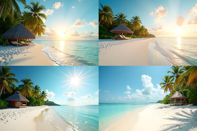 tropical-beach-paradise-at-sunset