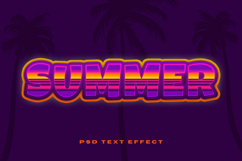 gradient-grainy-nostalgia-summer-party-paradise-text-effect