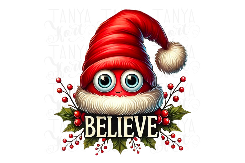 christmas-hat-believe-png-for-shirt-design-amp-card-making-funny-santa