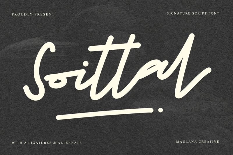 soittal-signature-script-font