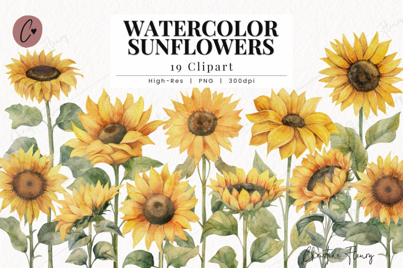 watercolor-sunflowers-clipart