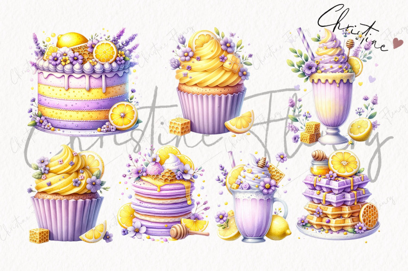 watercolor-lemon-honey-treats-clipart