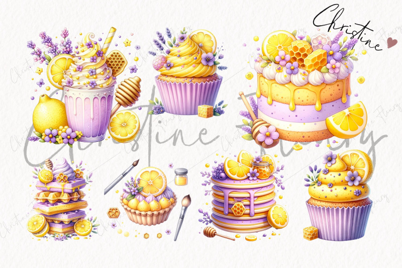 watercolor-lemon-honey-treats-clipart