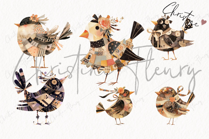 patchwork-vintage-birds-clipart