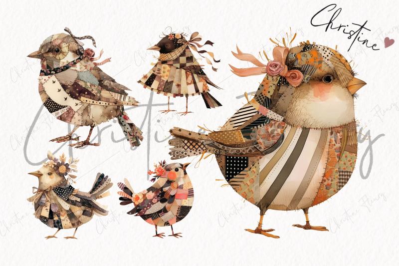 patchwork-vintage-birds-clipart