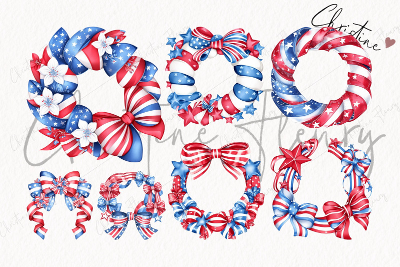 4th-of-july-wreath-clipart