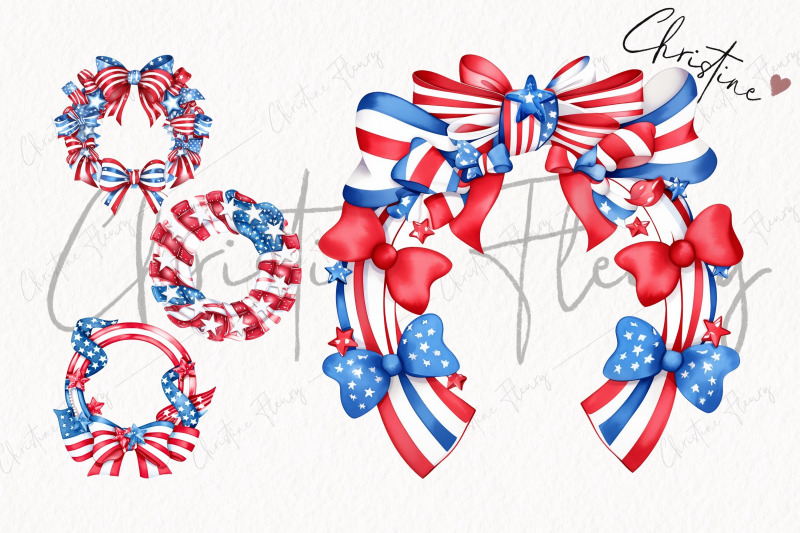 4th-of-july-wreath-clipart