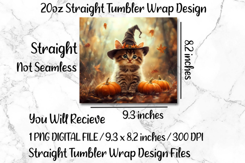 cute-witch-cat-20oz-skinny-tumbler-wrap-sublimation-design