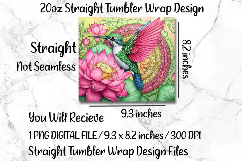 hummingbird-tumbler-wrap-20oz-skinny-tumbler-sublimation-design