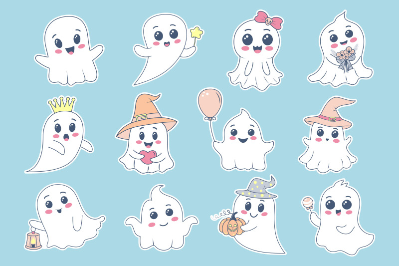 halloween-ghosts-stickers