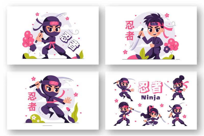 12-ninja-shinobi-illustration