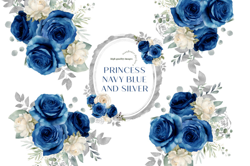 navy-blue-princess-charra-dress-clipart-blue-amp-white-floral