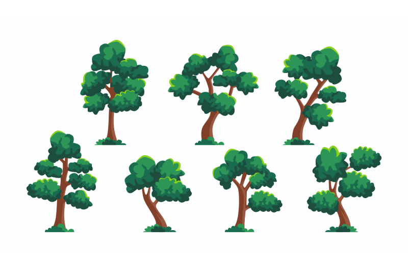 tree-vector-illustration-collection