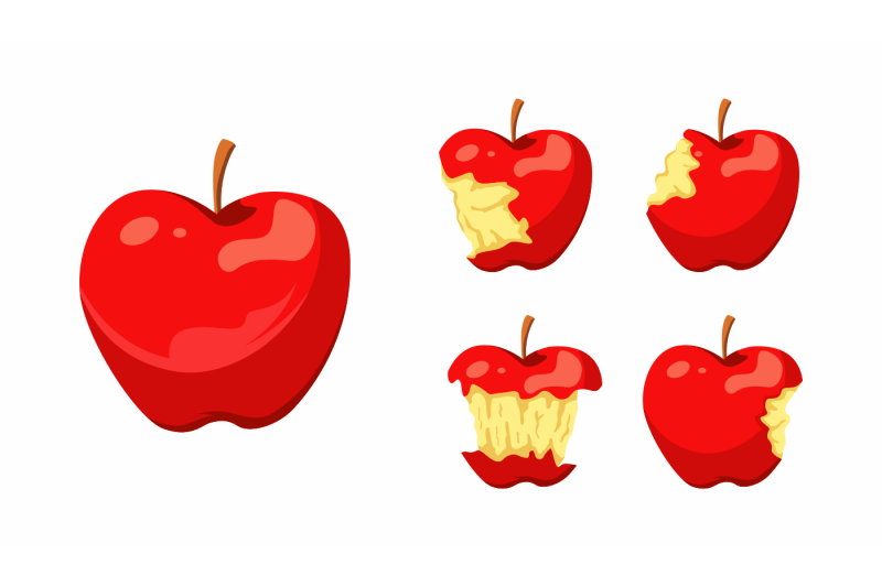 collection-of-bitten-apples