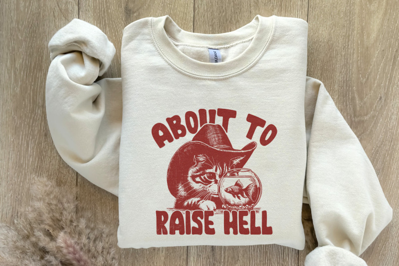 about-to-raise-hell-cat-png-raisin-039-hell-western-humour-funny-cat-la