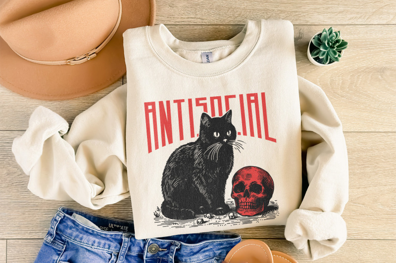 antisocial-cat-png-retro-vintage-t-shirt-graphic-self-care-sublimati