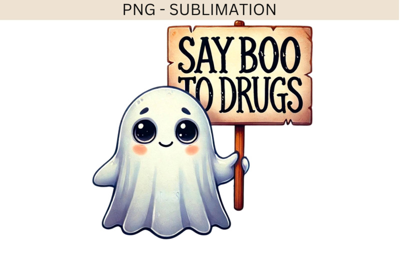 say-boo-to-drugs-funny-halloween-png-sublimation-design