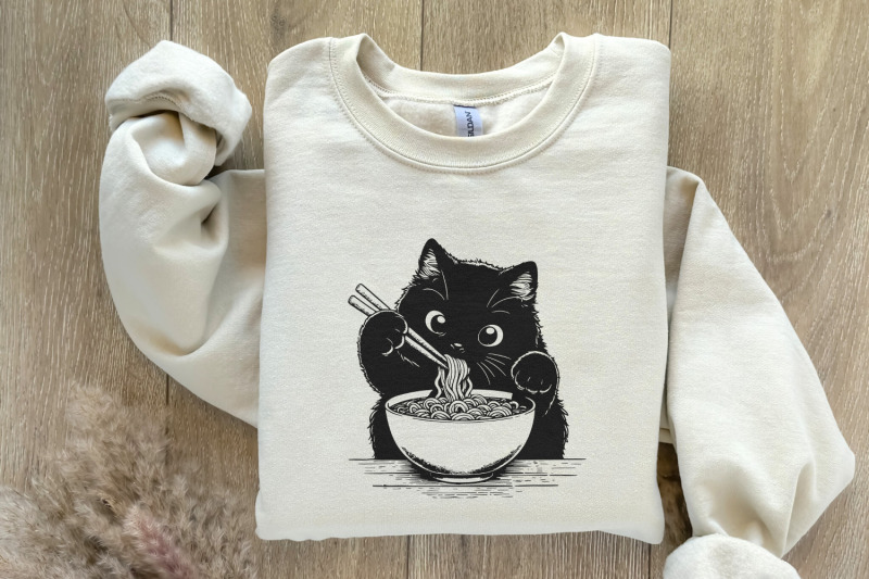 cute-cat-png-japanese-noodle-png-cartoon-cat-png-cat-eating-ramen