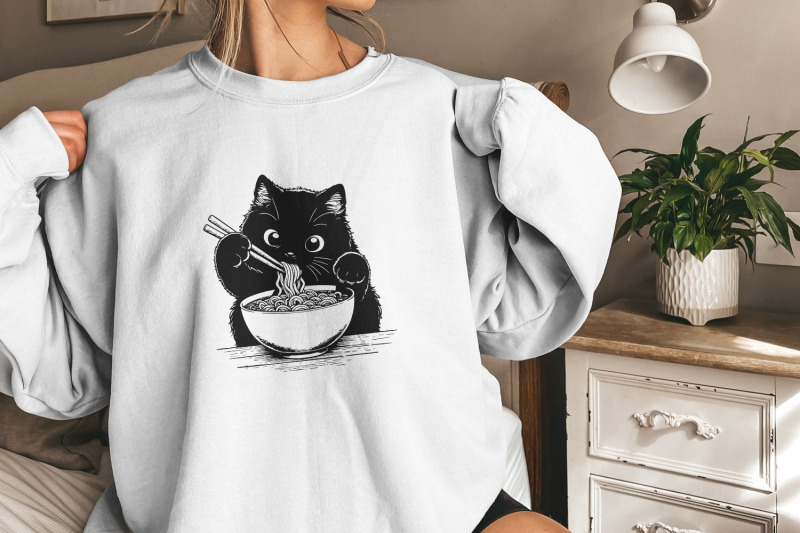 cute-cat-png-japanese-noodle-png-cartoon-cat-png-cat-eating-ramen