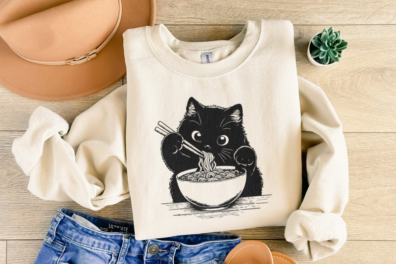 cute-cat-png-japanese-noodle-png-cartoon-cat-png-cat-eating-ramen