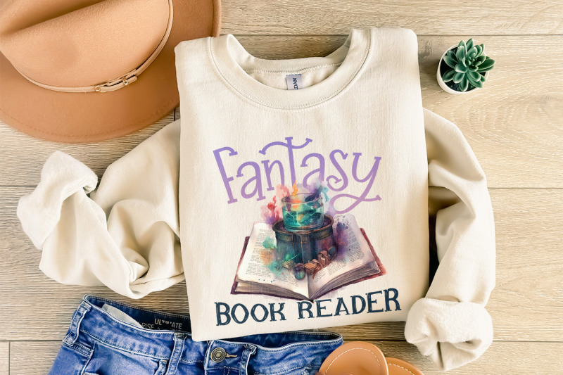 fantasy-readers-book-club-png-png-digital-download-book-lover-png