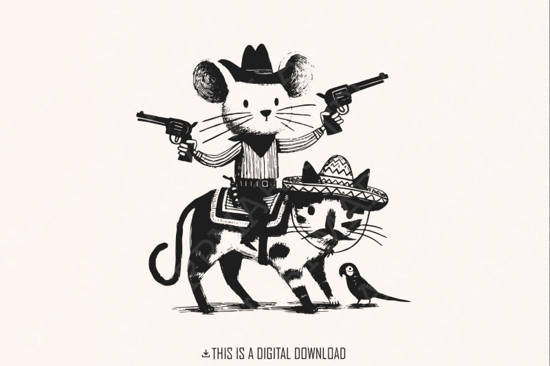 mouse-cowboy-cat-png-mouse-png-cowboy-png-funny-cat-clipart-rodeo